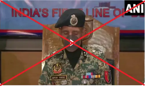 Viral video of occupied Kashmir official criticising Indian govt on counter-terrorism policy is doctored