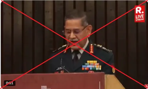 Viral video does not show Indian Army chief opposing Pakistan’s inclusion in Trump’s Board of Peace Viral video does not show Indian Army chief opposing Pakistan’s inclusion in Trump’s Board of Peace