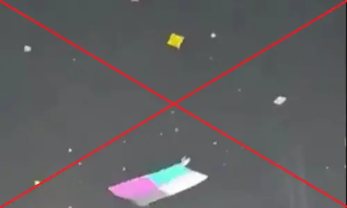 Viral video of kites flying in the sky as Basant begins is not from Lahore but from Indian Hyderabad