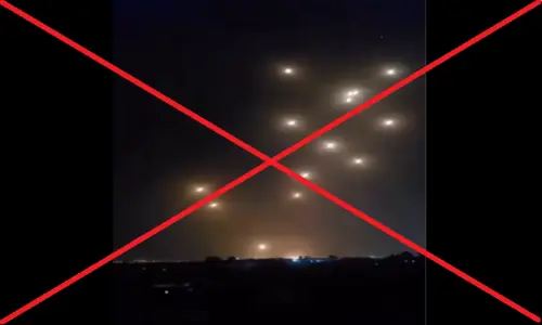 Viral video does not show Iranian or US missile attacks amid their nuclear talks