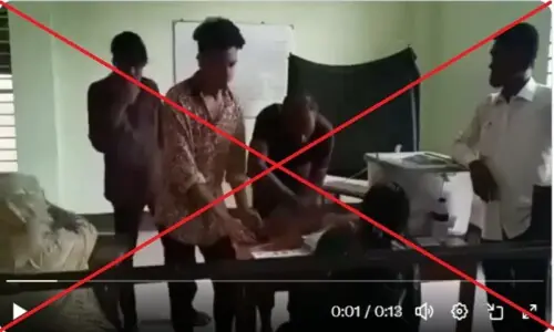 Viral video of man ballot stuffing is not from 2026 Bangladesh elections