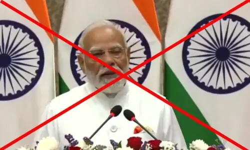 Viral video of Modi admitting Pakistan shot down Indian Rafales during May 2025 conflict is doctored Viral video of Modi admitting Pakistan shot down Indian Rafales during May 2025 conflict is doctored