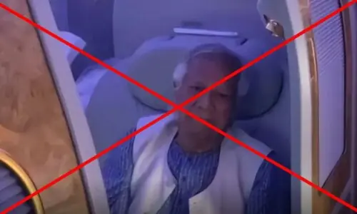 Viral image does not show ex-interim leader Dr Yunus leaving Bangladesh; it’s old Viral image does not show ex-interim leader Dr Yunus leaving Bangladesh; it’s old