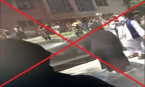 Viral video does not show Afghan women supporting Pakistan after recent airstrikes in Afghanistan