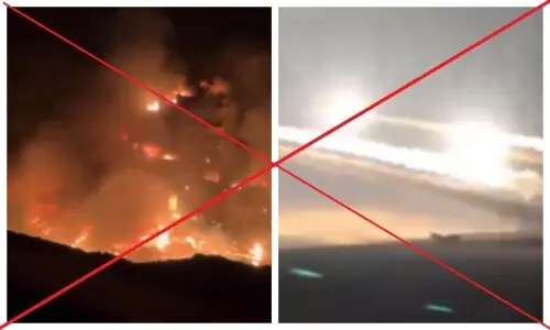 Viral videos do not show Afghan rocket strikes on Pakistani military installations; visuals are old