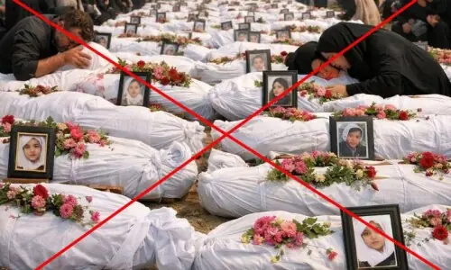 Viral photo of funeral for girls killed in Israeli strike on Iranian school is AI-generated Viral photo of funeral for girls killed in Israeli strike on Iranian school is AI-generated