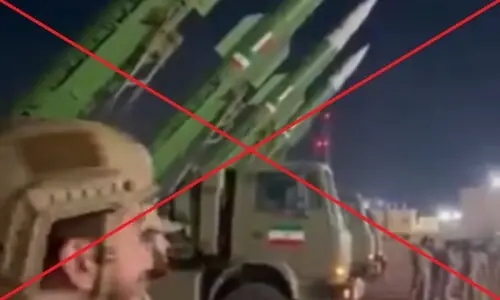 Viral video of Iranian soldiers launching missiles towards Israel is AI-generated