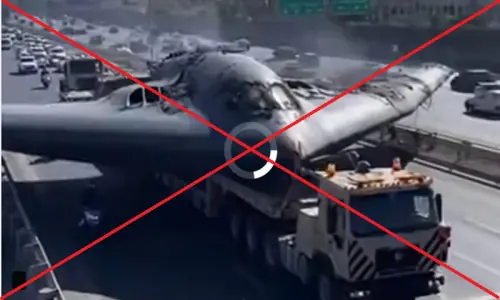Viral video of US B-2 bomber allegedly downed by Iran is AI-generated