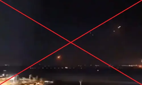 Viral video showing montage of Iranian attacks on Israel is a compilation of old clips from 2024 conflict