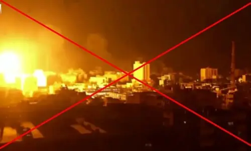 Viral video does not show blackout in Tel Aviv after Iran strikes; it&rsquo;s from 2023 Israel assault on Gaza