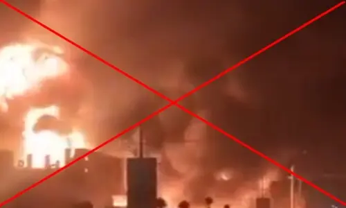 Viral video does not show Tel Aviv on fire after Iranian air strike; it&rsquo;s from Syria in 2025