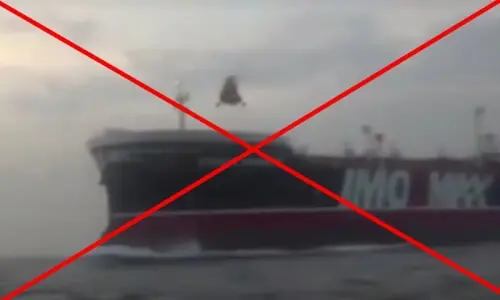 Viral video does not show US ship in Iranian custody amid current war; it&rsquo;s a British tanker from 2019