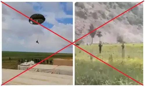 Viral videos do not show Iranian soldiers capturing US pilot after shooting down jet Viral videos do not show Iranian soldiers capturing US pilot after shooting down jet
