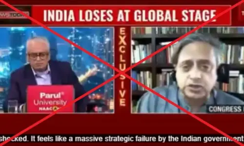 Viral video of Shashi Tharoor criticising Indian PM Modi over Pakistan’s role in US-Iran ceasefire is doctored Viral video of Shashi Tharoor criticising Indian PM Modi over Pakistan’s role in US-Iran ceasefire is doctored