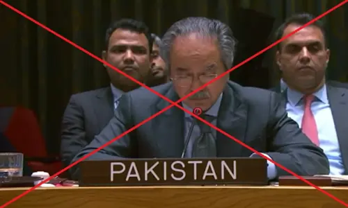 Viral video of Pakistani envoy calling out Israel at UNSC is old, unlinked to Middle East conflict Viral video of Pakistani envoy calling out Israel at UNSC is old, unlinked to Middle East conflict
