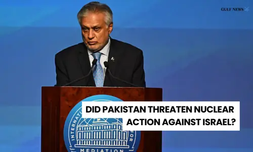 Did Pakistan threaten nuclear action against Israel?