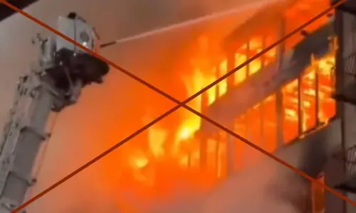 Viral video does not show Israeli military headquarters in flames after Hezbollah strike