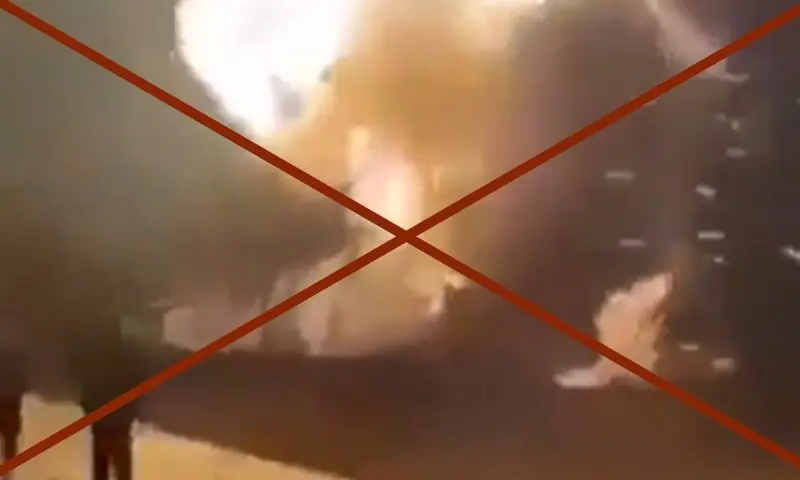 Viral video of massive blast is not from Israel, shows 2025 Russian oil refinery attack