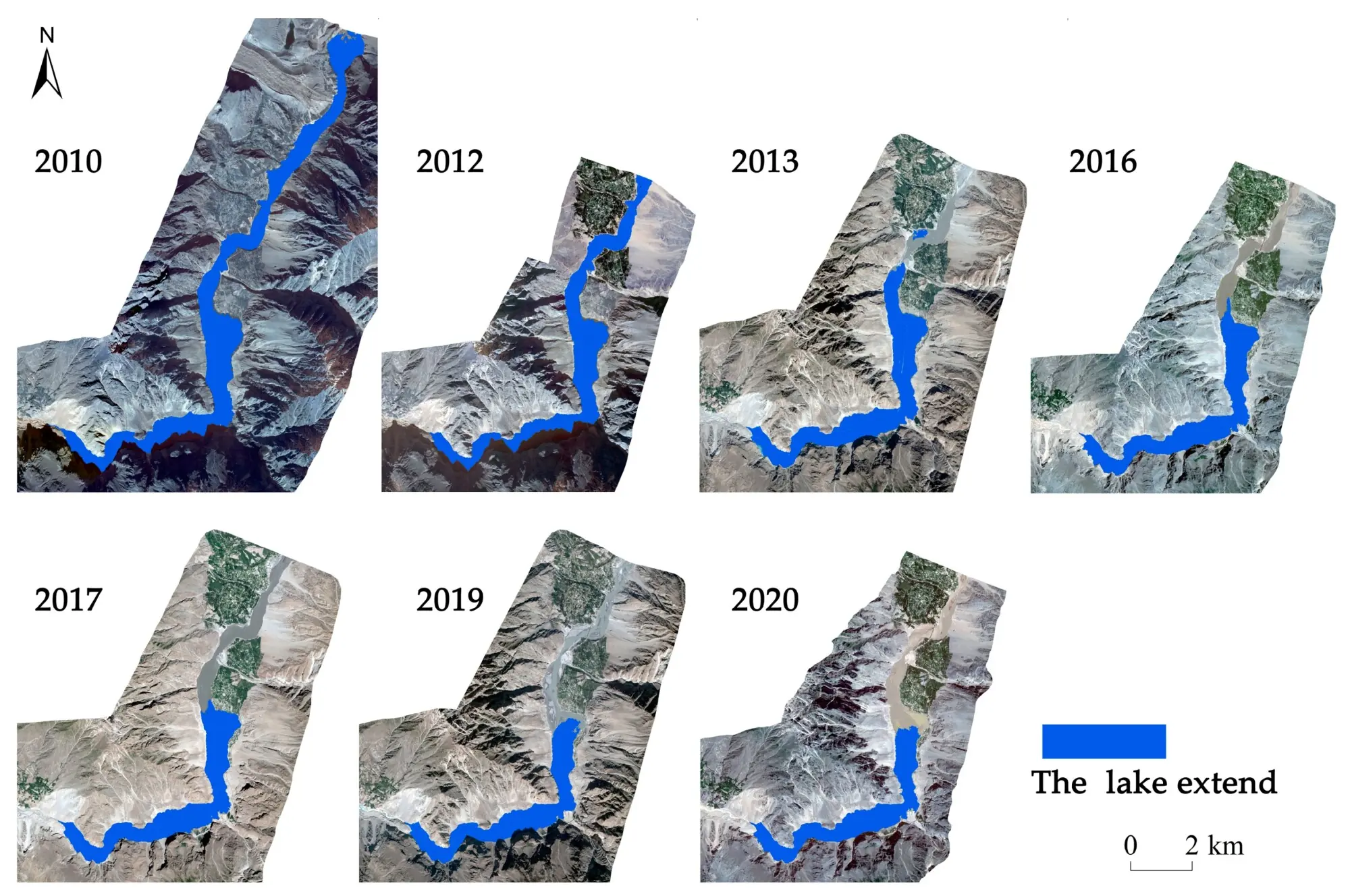   Screengrab from research paper on Attabad Lake.  