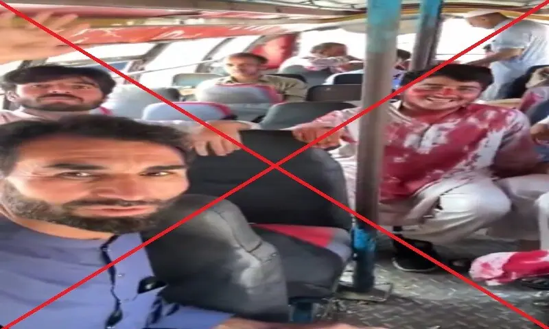 Viral video does not show AJK protesters faking injuries and blood
