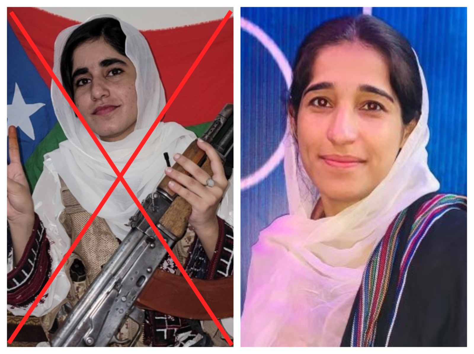 Female BLA suicide bomber of Lasbela attack is not the same Mahal Baloch arrested by CTD in Feb 2023
