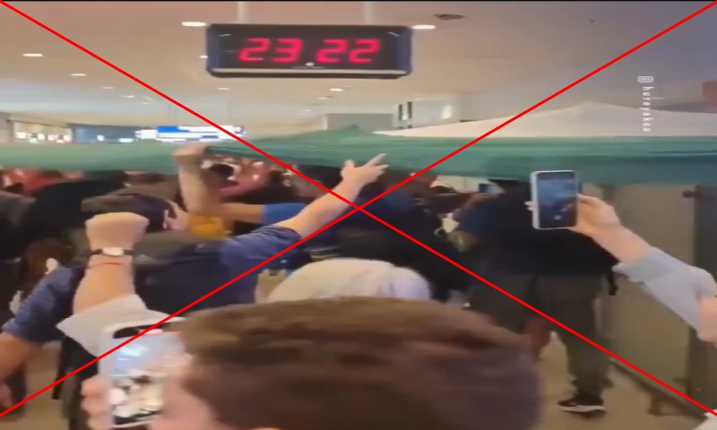 Viral video does not show Israelis received with pro-Palestinian chants in Greece amid Iran conflict Viral video does not show Israelis received with pro-Palestinian chants in Greece amid Iran conflict